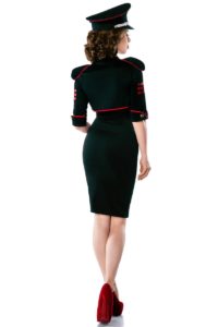 Military-Kleid mit Jacke – Bild 3